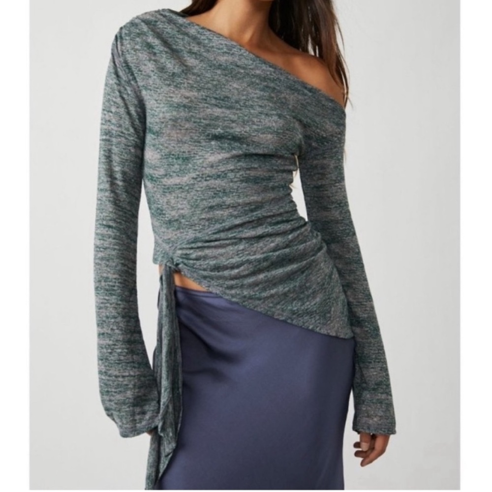 Free People | Golden Hour One-Shoulder Top In Incense Combo Size Medium